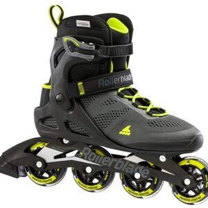 Rollerblade Macroblade 80 Black and Lime Men's Adult Fitness Inline Skate
